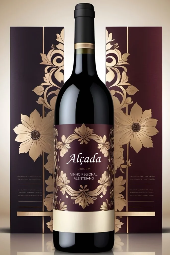 Etiqueta para vinho premium com verniz localizado e relevo – RCM Etiquetas